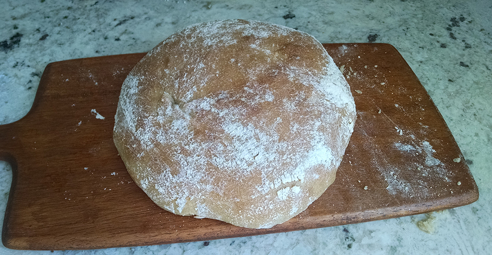 My first loaf of sourdough